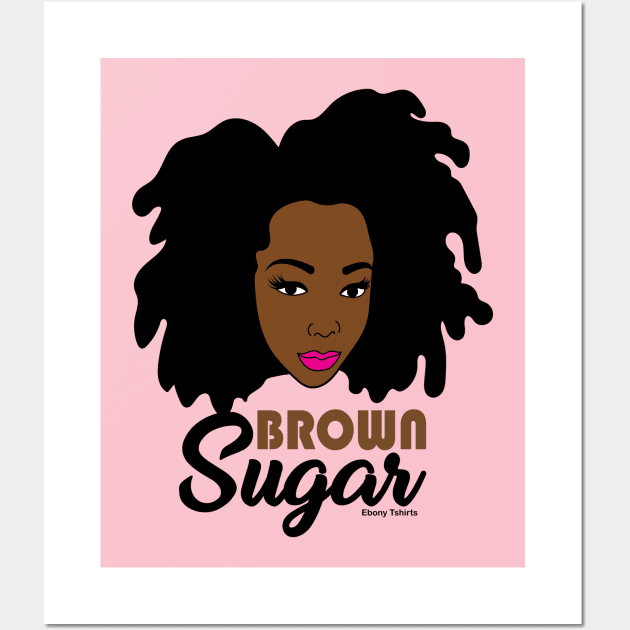 Brown Sugar Wall Art by Ebony T-shirts